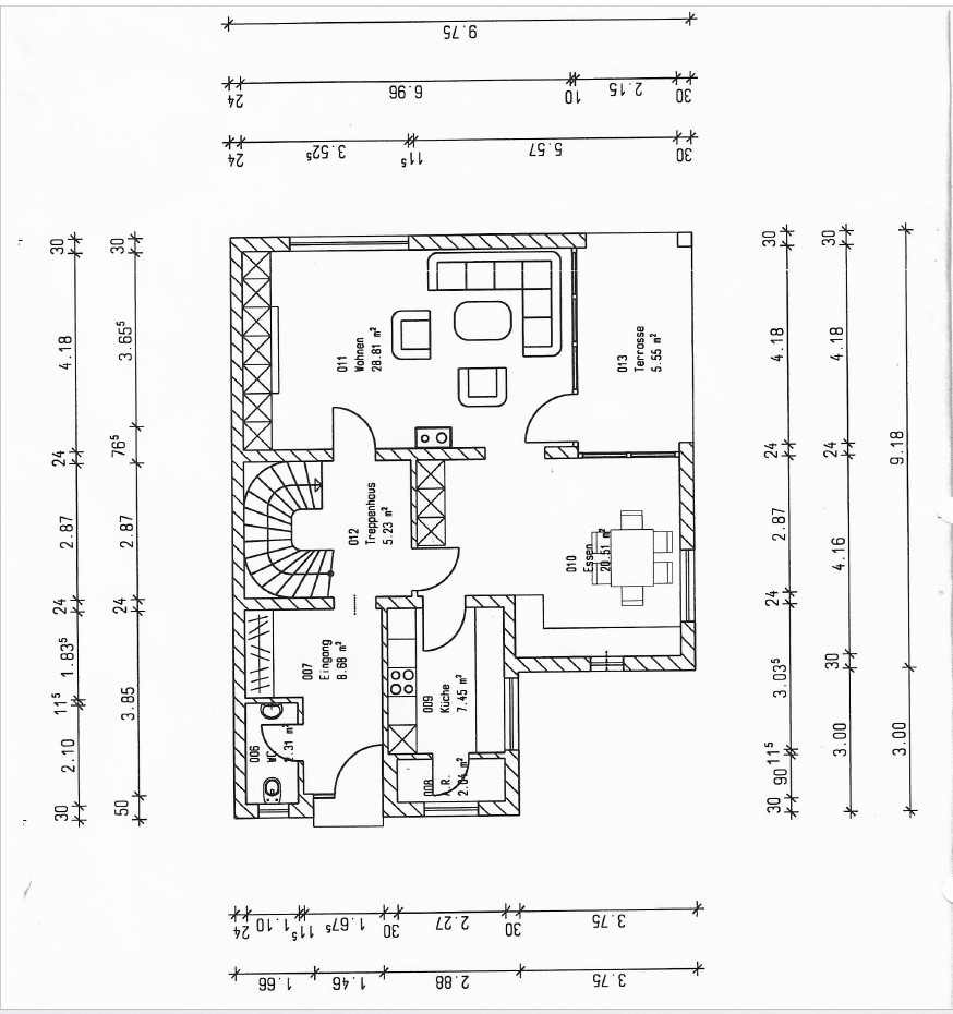 Grundriss Erdgeschoss EG