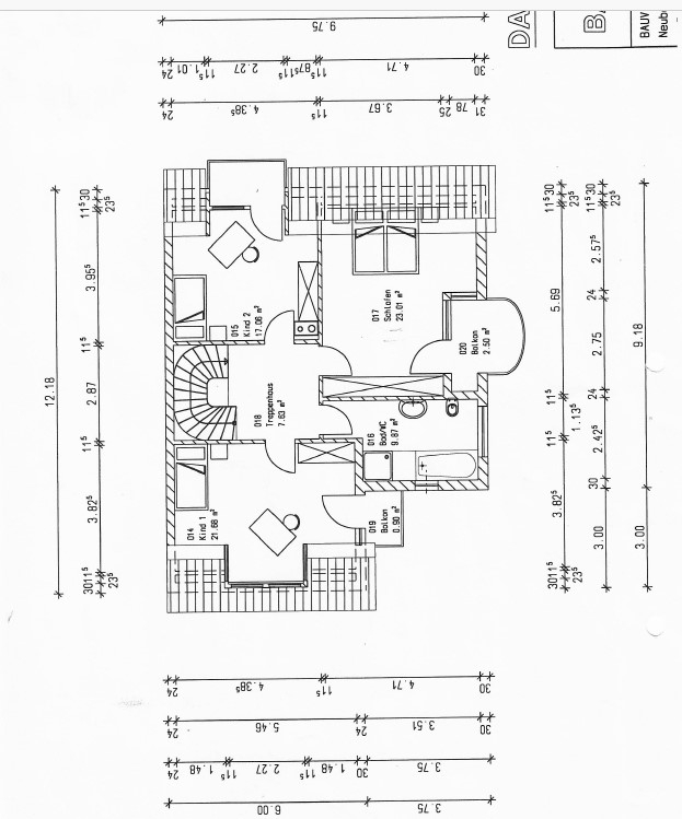 Grundriss Dachgeschoss DG_Obergeschoss OG